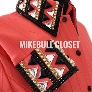 Peach Western Pleasure Horse Show shirt, Horsemanship, Women Rail Vest, Western Show Shirt
