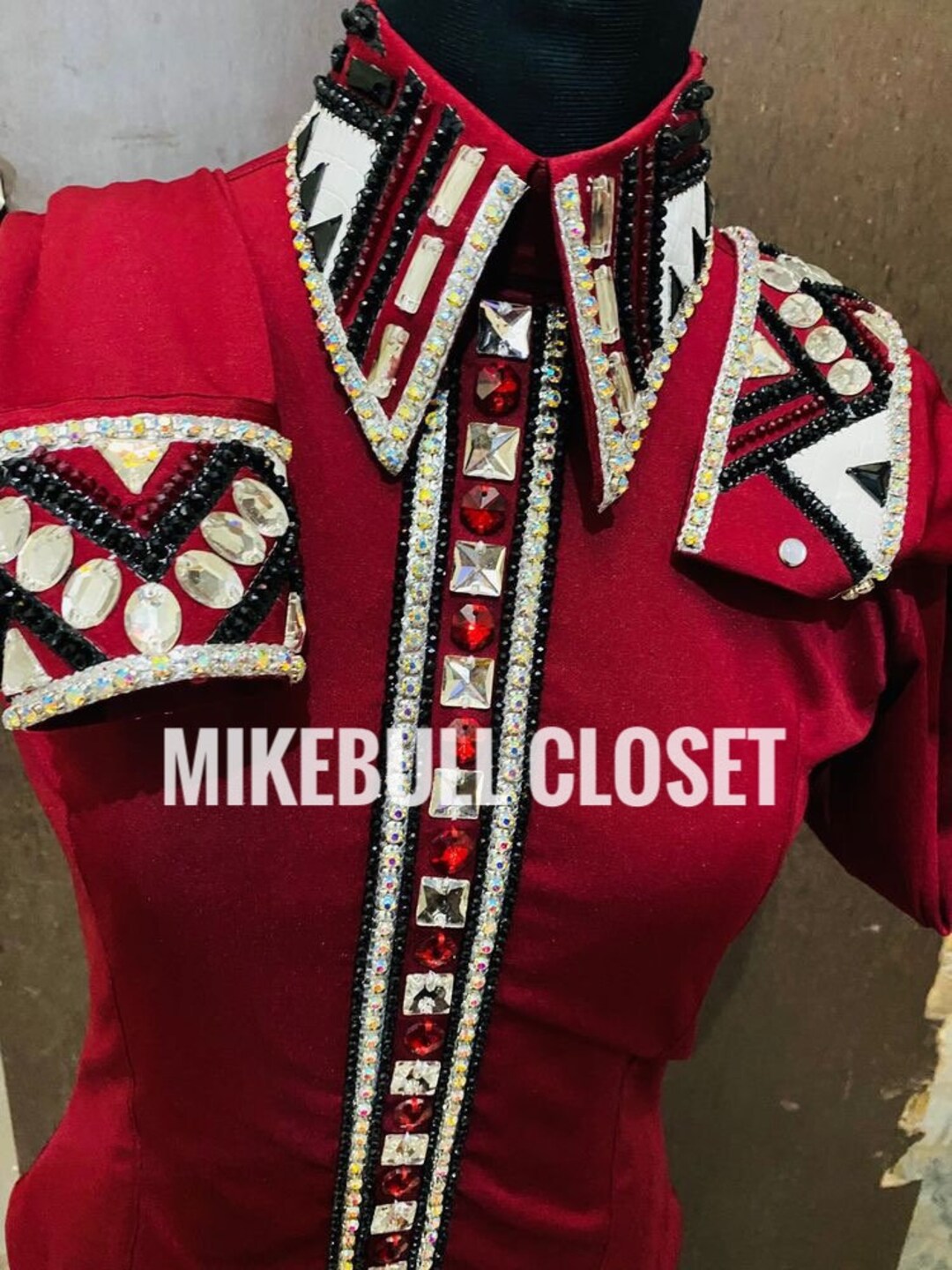 Johnny Was Paulina Shirt-Equestrian Red main image 0