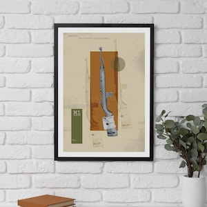 WW2 US Infantry M1 Gerand Fine Art print