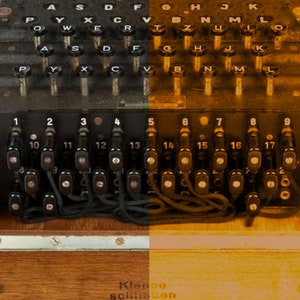 Enigma Machine WW2 Modern Art Print image 2