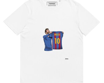 Messi Goat Tee Lionel Messi FC Barcelona Football T Shirt
