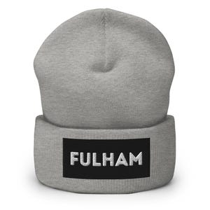 Fulham FC FFC Unisex Cuffed Beanie Hat