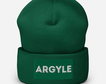 ARGYLE PAFC Plymouth Argyle Unisex Cuffed Beanie Hat