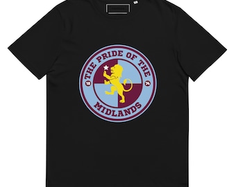 The Pride of the Midlands AVFC Tee Unisex Aston Villa FC Football T Shirt