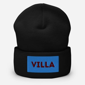 VILLA Aston Villa AVFC Unisex Cuffed Beanie Hat