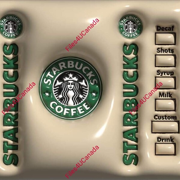 Puffy, Starbucks, JPG, PNG, digital, download, tumbler, 20oz skinny, straight, image, coffee