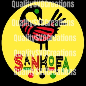 Sankofa SVG Print Ready File