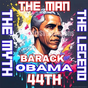 Barack Obama SVG, tryckklar, t-shirtdesign, affischdesign, canvastavla