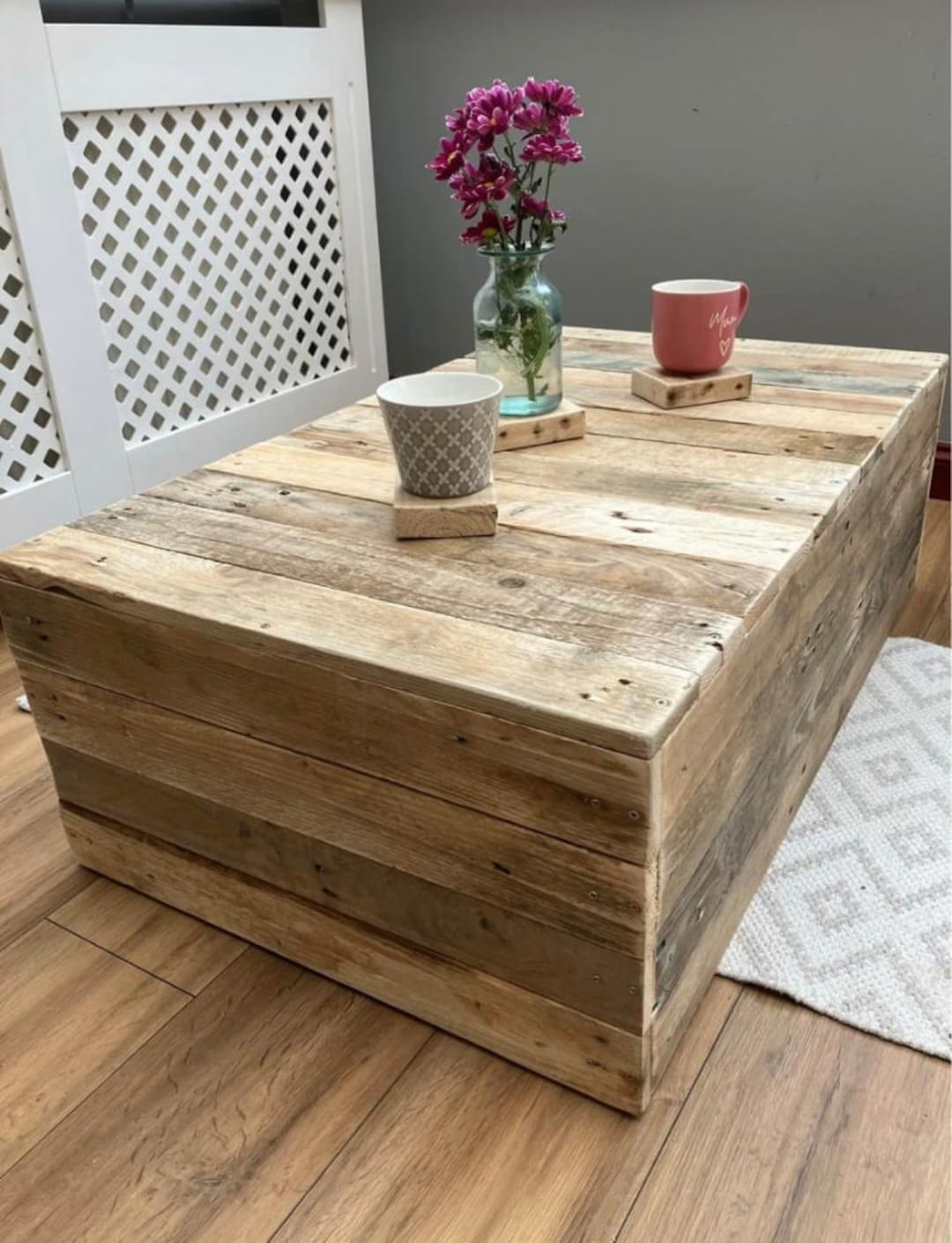 Large Rustic Coffee Table Etsy UK