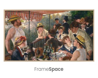 Samsung Frame TV Art | The Luncheon of the Boating Party | Vintage Painting of Paris by Pierre-Auguste Renoir
