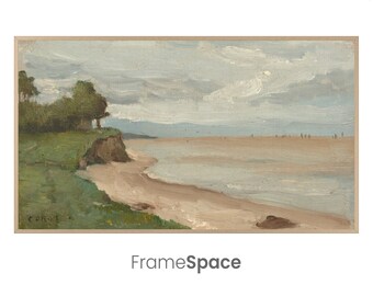 Samsung Frame TV Art  | Vintage TV Art | Impressionist Frame Tv Art | Coastal Beach Tv Art | Summer Frame Tv Art | 8k Art