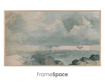 Samsung Frame TV Art 8K - High Resolution | Vintage Cloudscape | Painting by James Ward