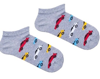 Car Sport Cars Toy Kids Socks, Funny Socks, Cozy Socks, Crazy Socks, Colorful Socks, Gift Idea, Perfect Gift, Mismatched Socks