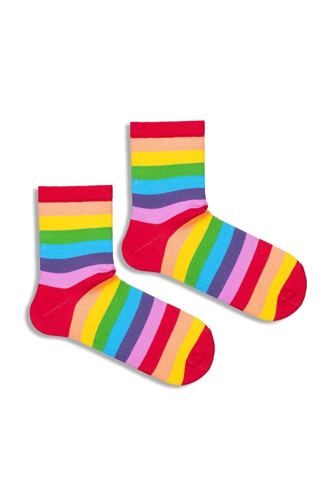Rainbow Stripes Kids Socks, Funny Socks, Cozy Socks, Crazy Socks