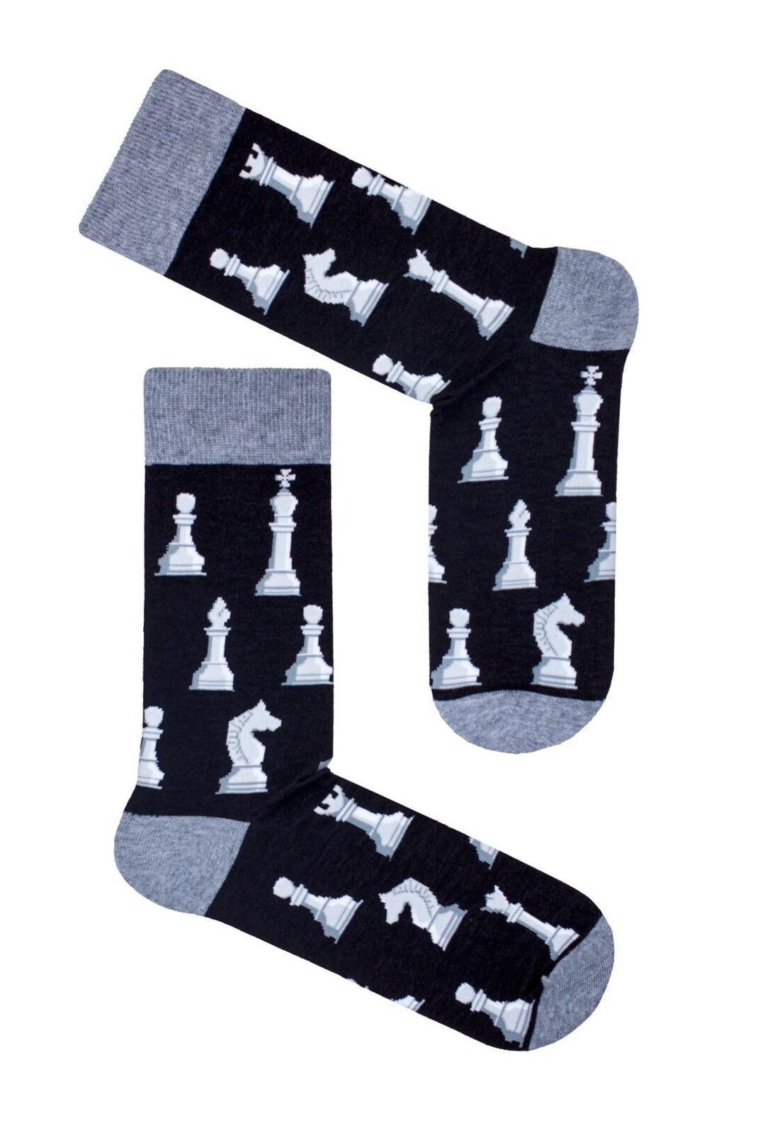 Chess Player Chessman Men Socks, Funny Socks, Cozy Socks, Crazy Socks