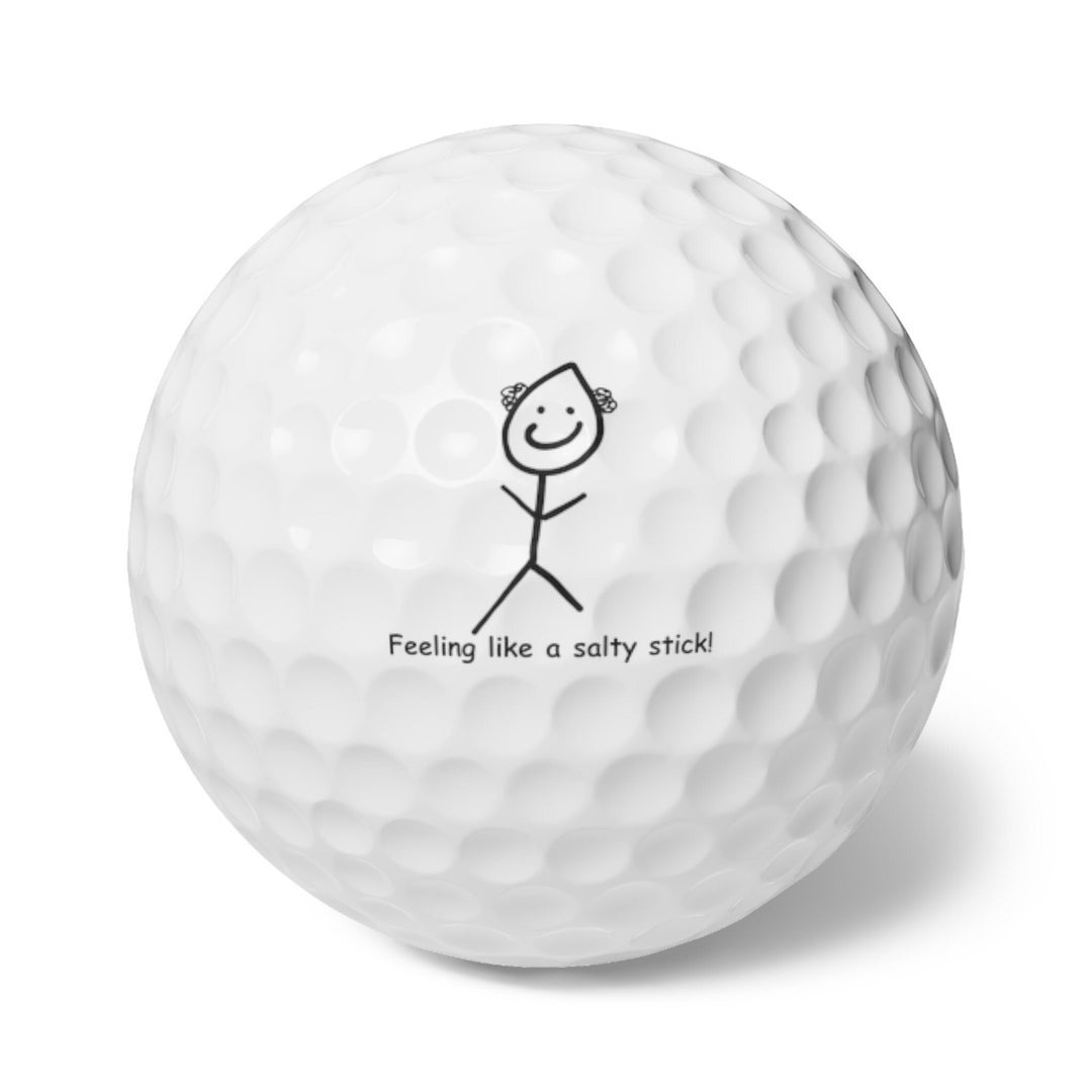 Feeling Like a Salty Stick Custom Golf Balls Funny Golf Etsy