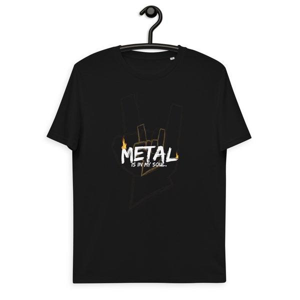 Black T-shirt for men, Metal/Rock fans must have it.