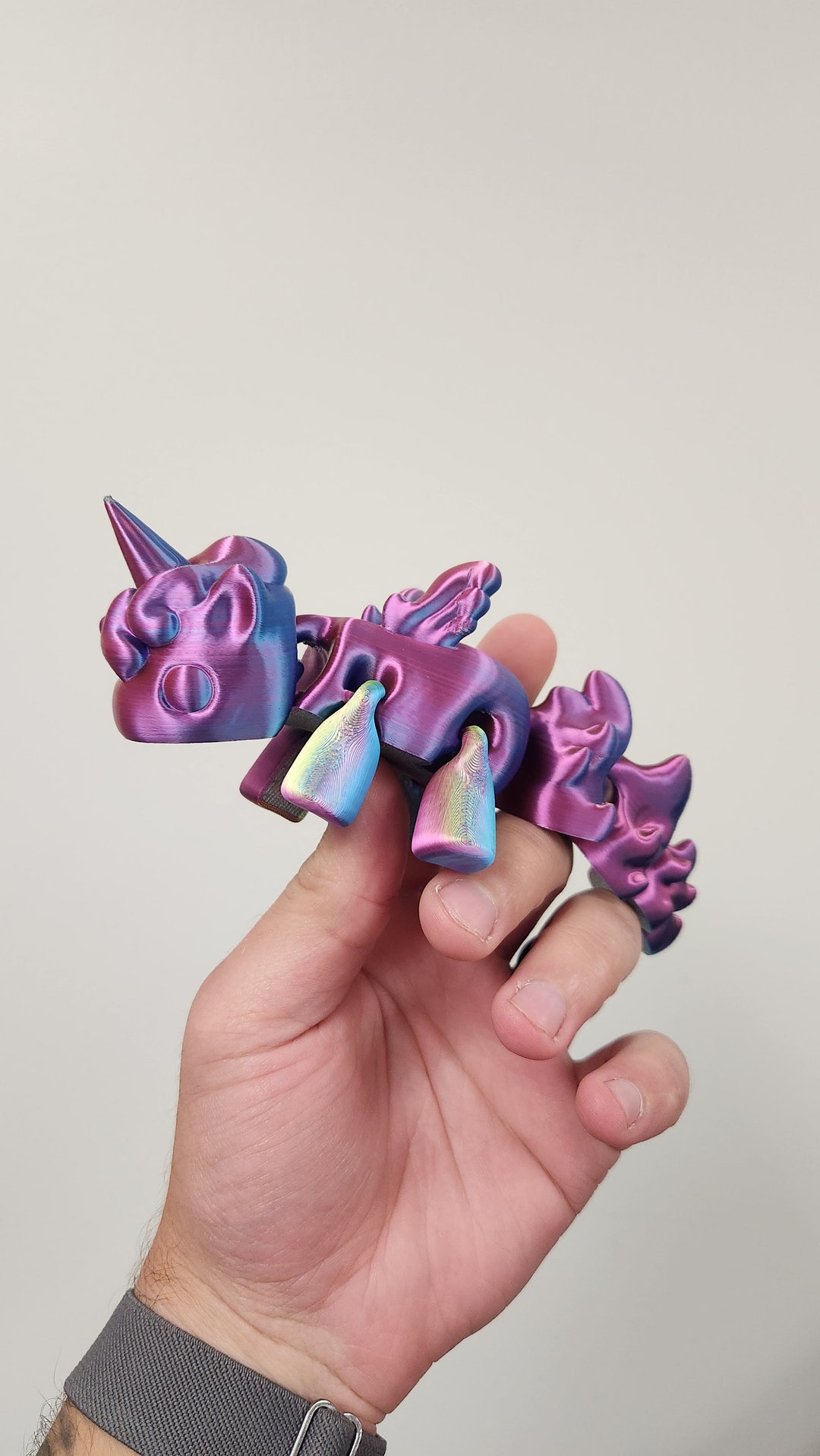 Unicorn 3D Printed Fidget Pet - Etsy