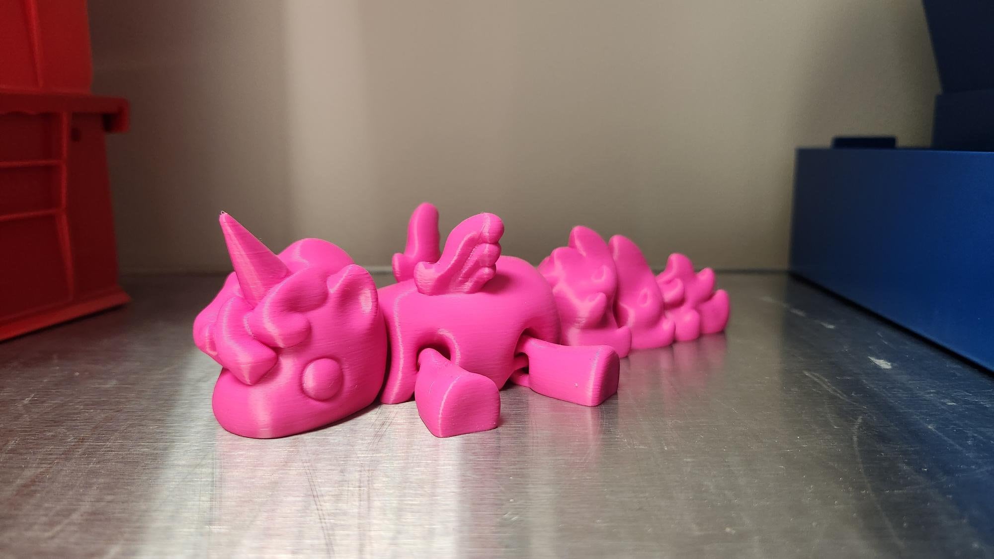 Unicorn 3D Printed Fidget Pet - Etsy