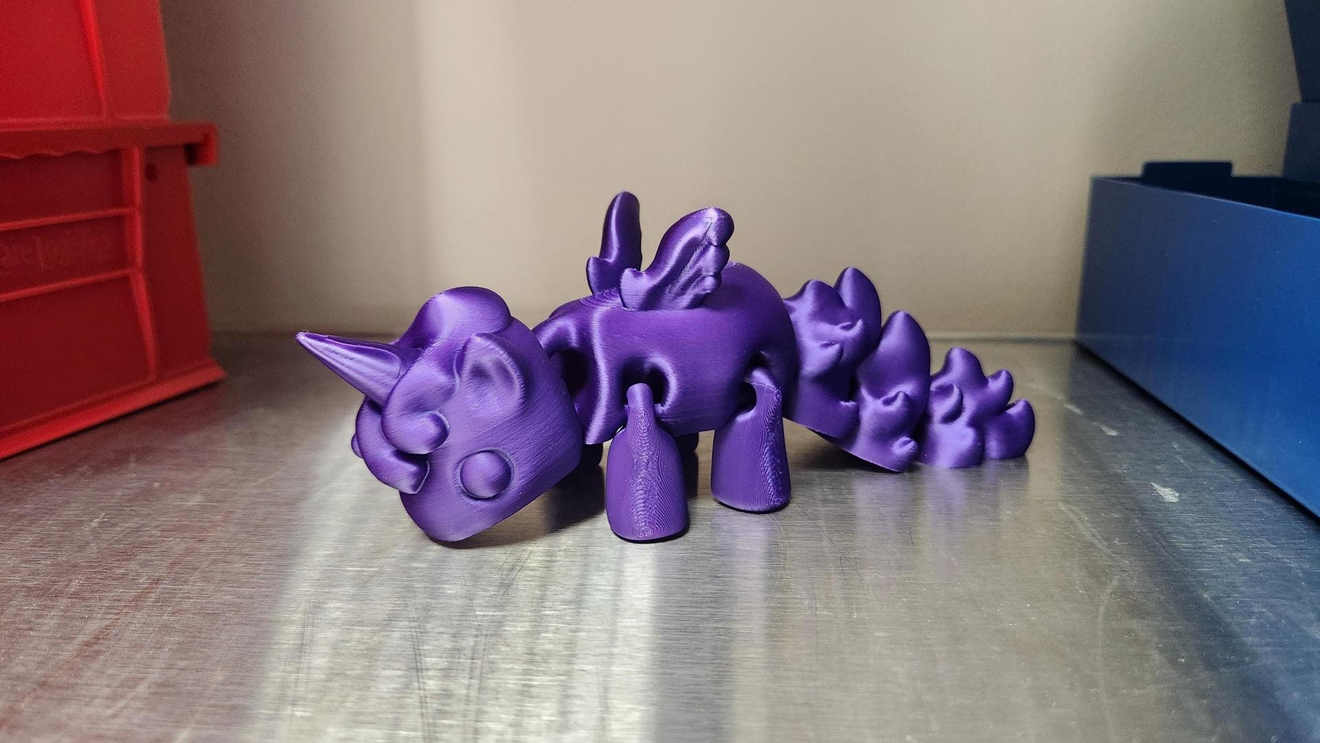 Unicorn 3D Printed Fidget Pet - Etsy