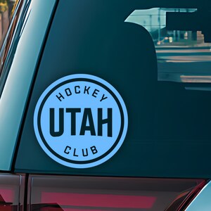 Utah Hockey Club-logo 2024 NHL - vinyl autosticker - holografische optie beschikbaar!
