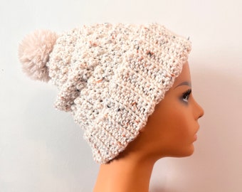 Slouchy Beanie - Handmade Crotchet Beanie - Winter Beanie Women