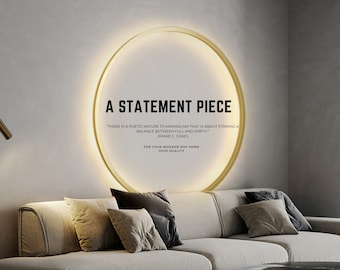 2024 Round Ring LED Wall Lamps For Bedroom Living Room Background Home Modern Nordic Design Decoration Indoor Lighting Fixture