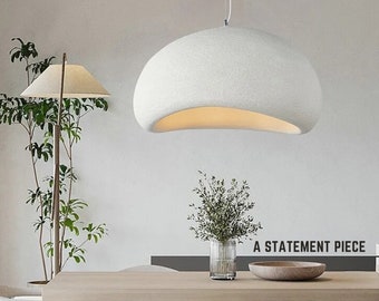 Lampadario giapponese Wabi Sabi Lampadario moderno e minimalista Sala da pranzo Soggiorno Lampada a sospensione Camera da letto Bar Designer Homestay