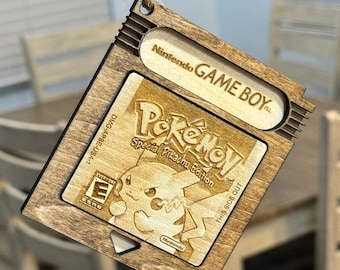 Pokemon Game Boy video game cover pack, multi-layered files, laser cutting, diode. Pokemon video game cover bundle