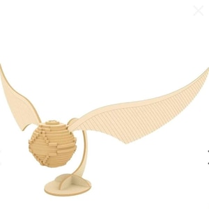 Gouden Snaai, lasergesneden bestand, bolbezemset, magische bezemset voor kinderen.
