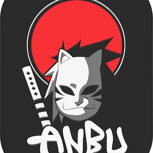 Naruto svg, Masque Naruto anbu, Fichier numérique, , Bande dessinée 3D, bande dessinée, découpe laser, personnalisé, SVG, cdr, pdf,