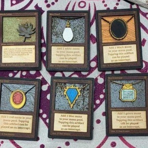 Cartas Magic, MTG, archivos digitales de las cartas famosa MTG, the pack. Black lotux y moxes.