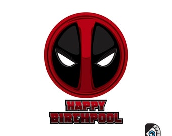 Birthday Deadpool SVG  Deadpool PNG Superhero Svg Baby Dead Svg Deadpool Circuit Digital VectorBirthday Boy Printable Shirt Digital Download