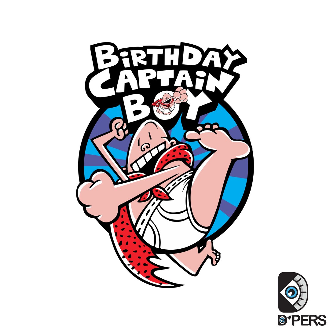 Captain Underpants Birthday Graphic, Captain Underpants Png, Captain ...
