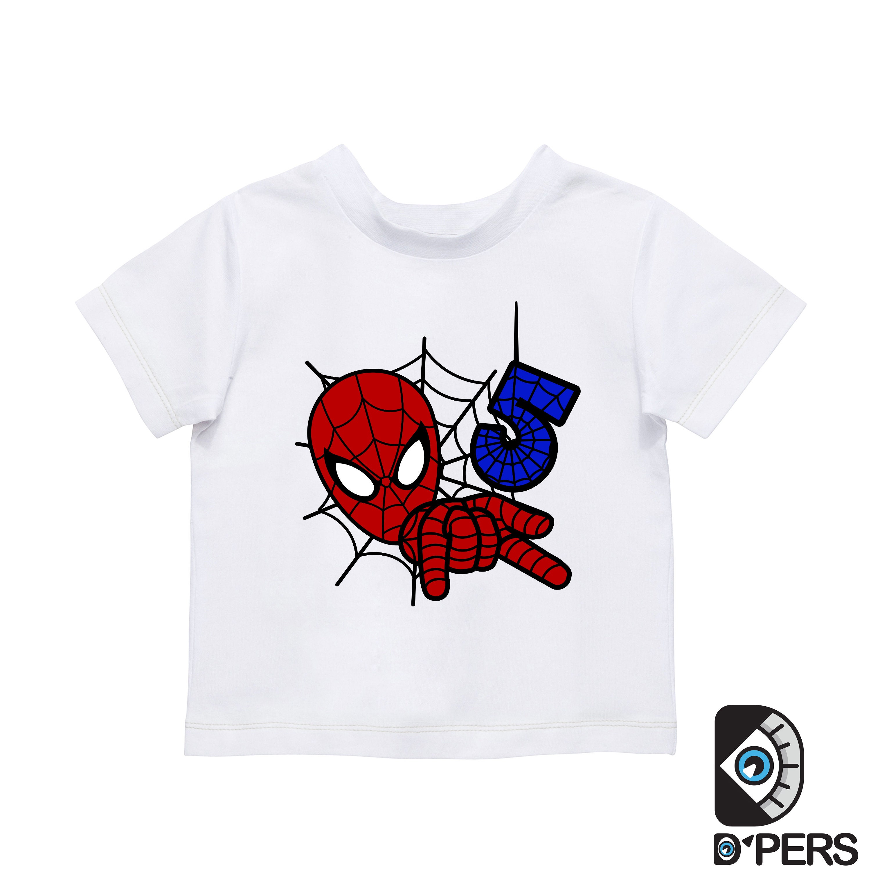 Spiderman Birthday Boy 5 Years Old Png Svg spiderman and His Little ...