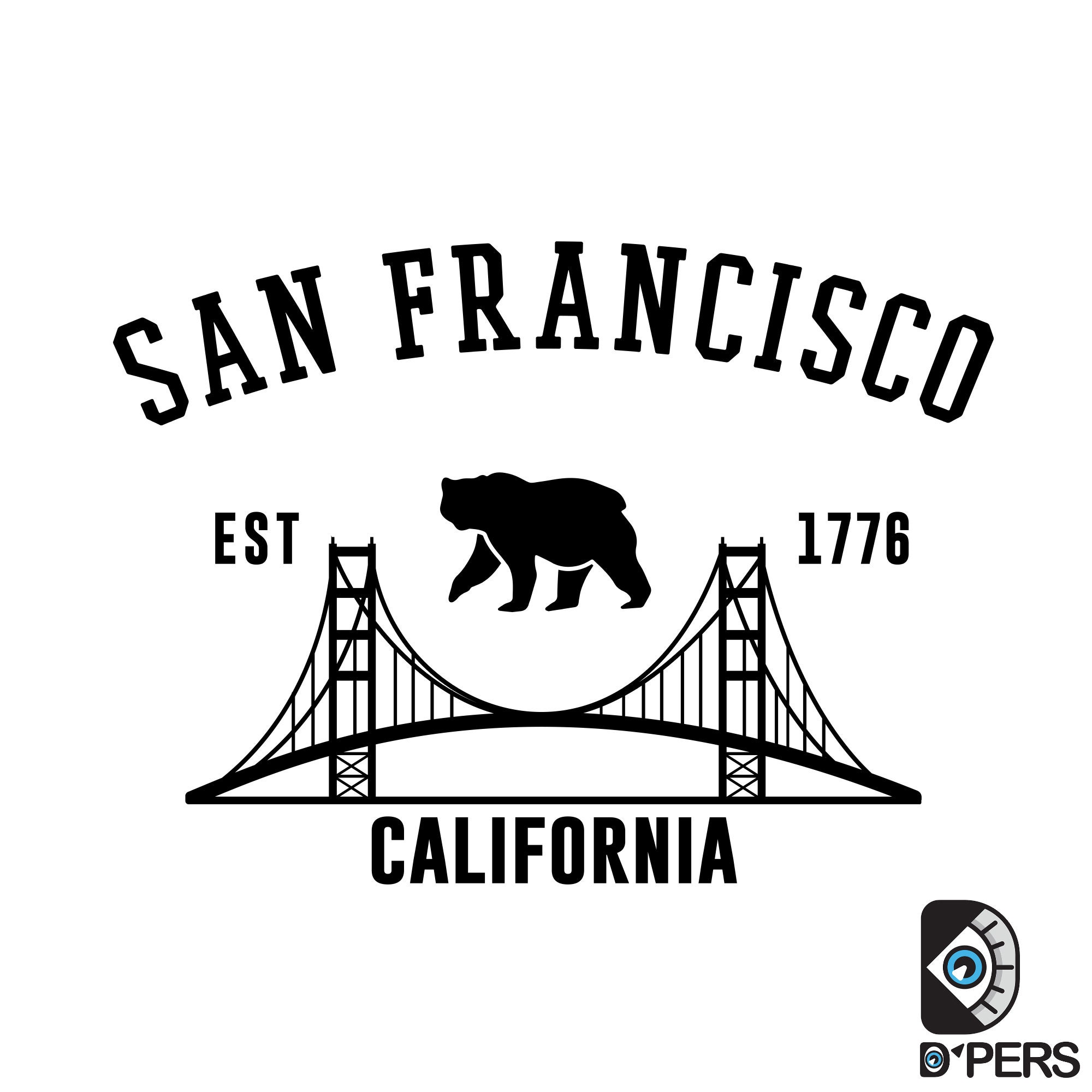 Niners Gold and Red San Francisco Golden Gate Bridge 49 Football Sports  Sticker 