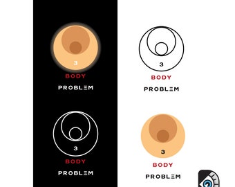 3 BLOODY PROBLEM svg, 3 body problem svg, 3 body problem ai,  t-shirt sticker decals vinyl cricut poster digital download