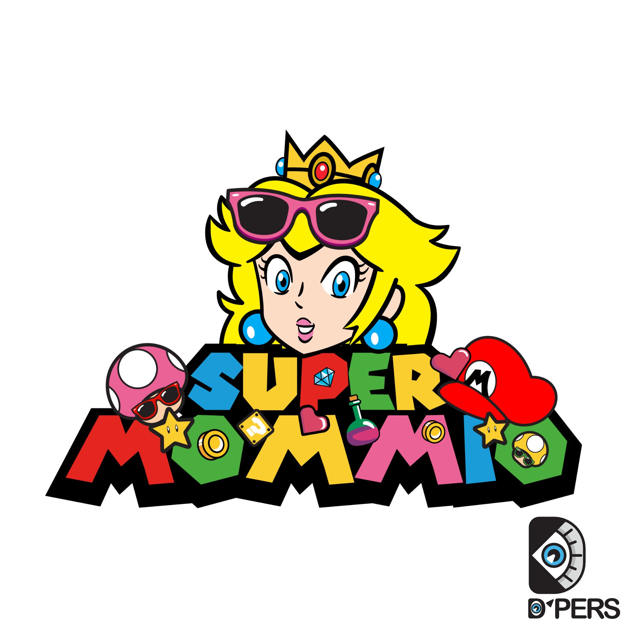 Super Mommio svg Super Mommio Game Happy Mother's day - Etsy Nederland