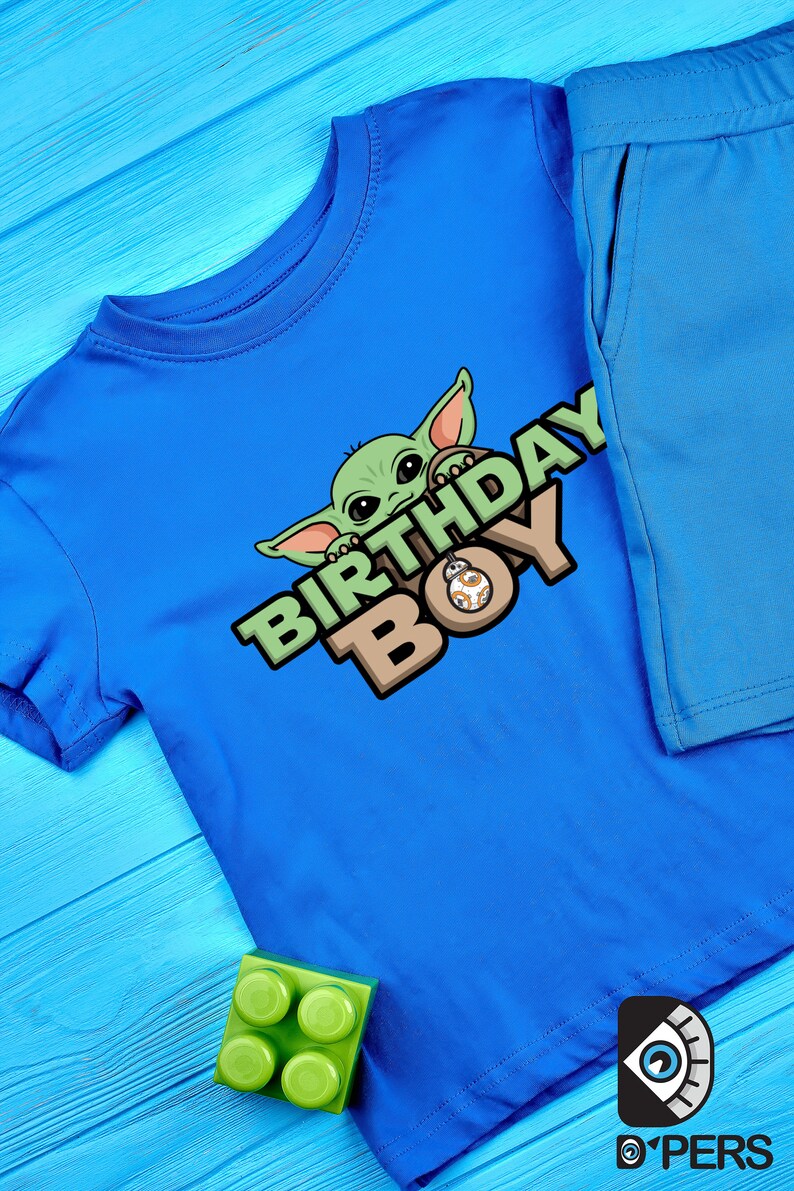 Star Wars Baby Yoda Birthday Boy SVG Digital Graphic Etsy