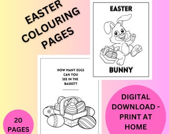 Easter coloring pages easter coloring pages for kids easter activity printable coloring book pages for kids activity easter bunny activity