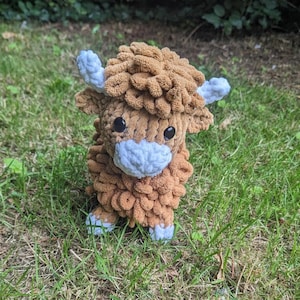 Max the Highland Cow Loom Knitting Pattern