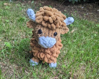 Max the Highland Cow Loom Knitting Pattern