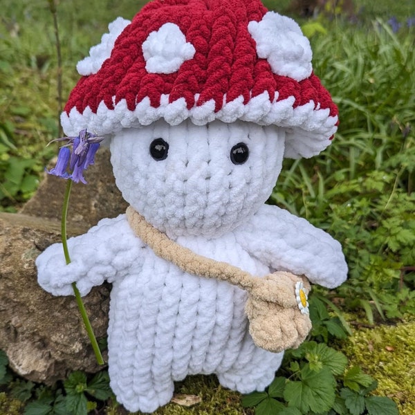 Mia Mushroom Loom Knitting Pattern