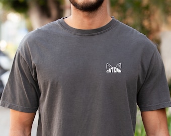 Camiseta para papá gato, camiseta para papá gato, sudadera para papá gato, cuello redondo para gato, regalo para padres de gatos, el mejor regalo para papá gato, persona con gatos