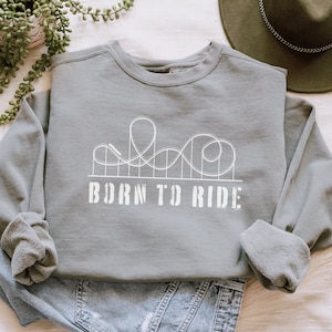 Rollercoaster T-shirt Gift For  Rollercoaster Lover Gift For Amusement Park Enthusiast Shirt for Thrill Seeker Rollercoaster Sweatshirt