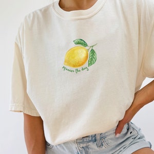 Zitrone Shirt Italien Shirt Boho Shirt Amalfi Küste Kokosnuss Mädchen italienisches Shirt Italien Geschenke Italien Shirts Italia Shirt Zitrone Geschenke