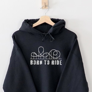 Rollercoaster Hoodie Gift For Rollercoaster Lover Gift For Amusement Park Enthusiast Rollercoaster Shirt Rollercoaster Sweatshirt