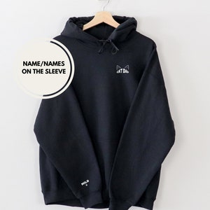 Custom Cat Dad Hoodie Cat Dad Shirt Cat Dad Sweatshirt Cat Crewneck Cat Daddy Shirt Cat Parent Gift Best Cat Dad Cat Person Gift