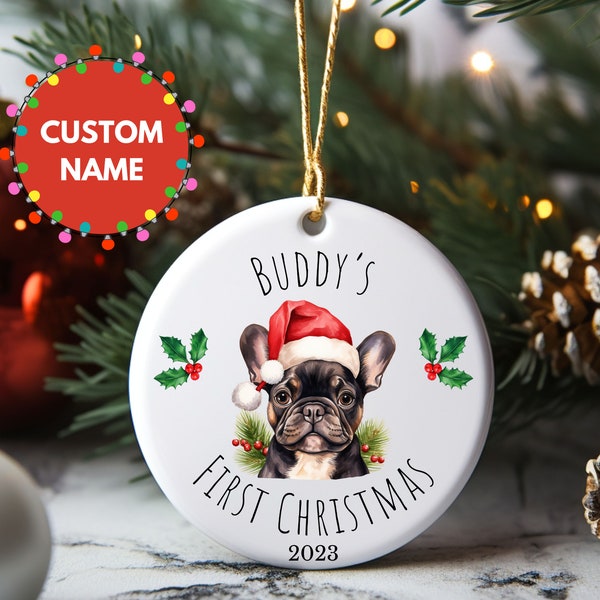 Bulldog Ornament - Etsy