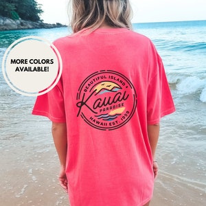 Kauai Shirt Kauai Gift Beachy Shirt Hawaii Shirt Beachy Shirt